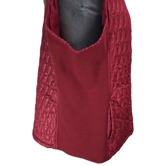 Great Northwest Indigo Red Quilted & Ribbed Vest Size XL - Picture 3 of 8